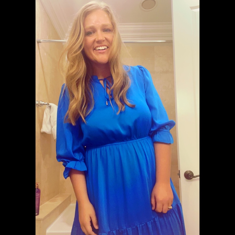 Royal Blue Long Dress